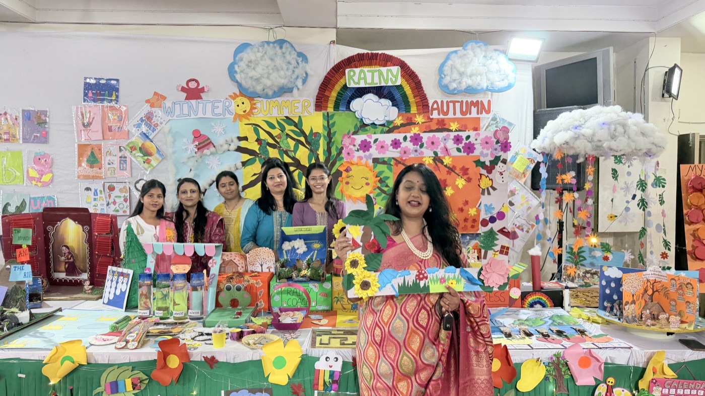 Montessori teaching aids made by our students